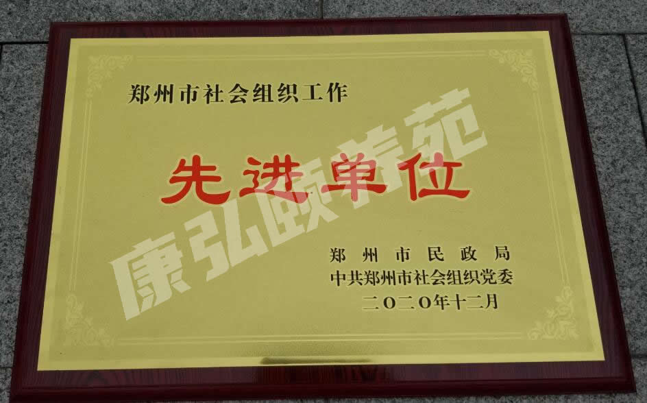 郑州市社会组织工作先进单位